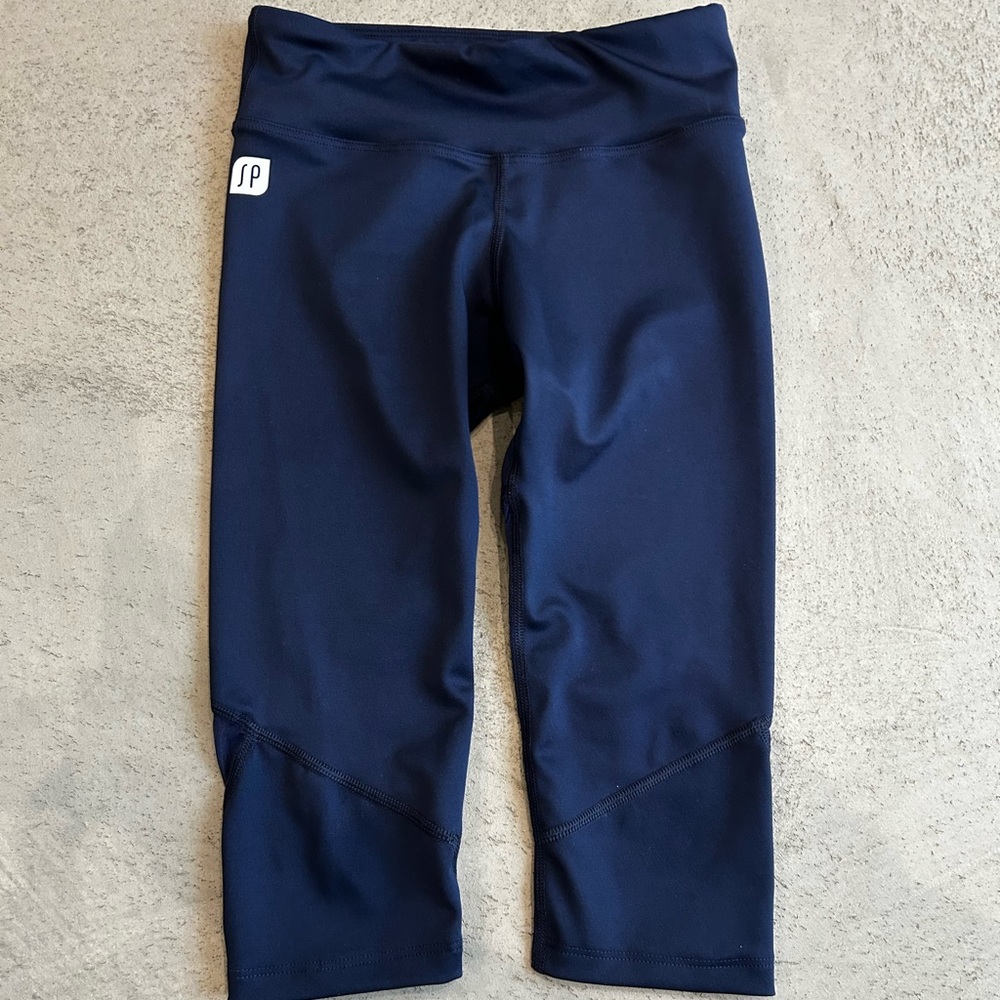 Girls Dark Blue Leggings